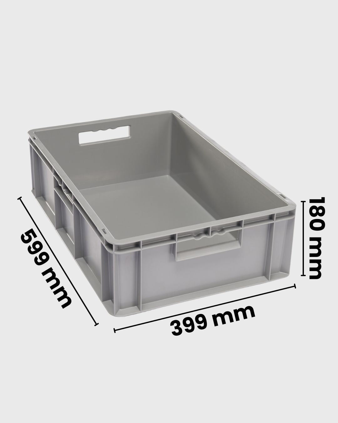 Euro Box Serie EF 6180 grau mit maßen