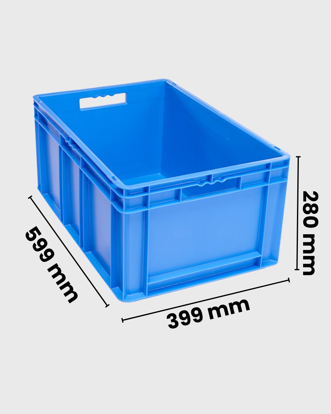 Euro Box Serie EF 6280 blau mit maßen