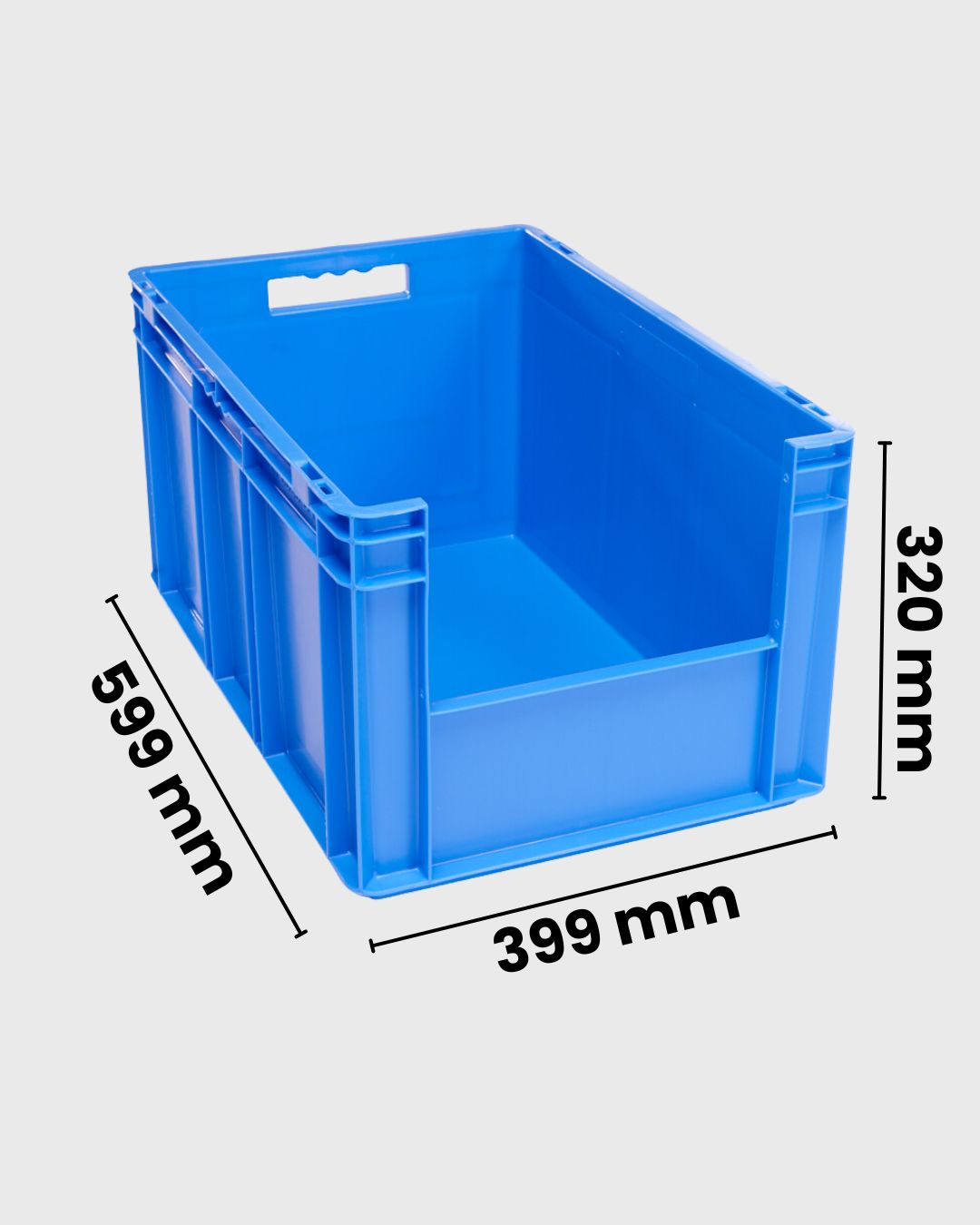 Euro Box Serie EF 6320 blau mit maßen