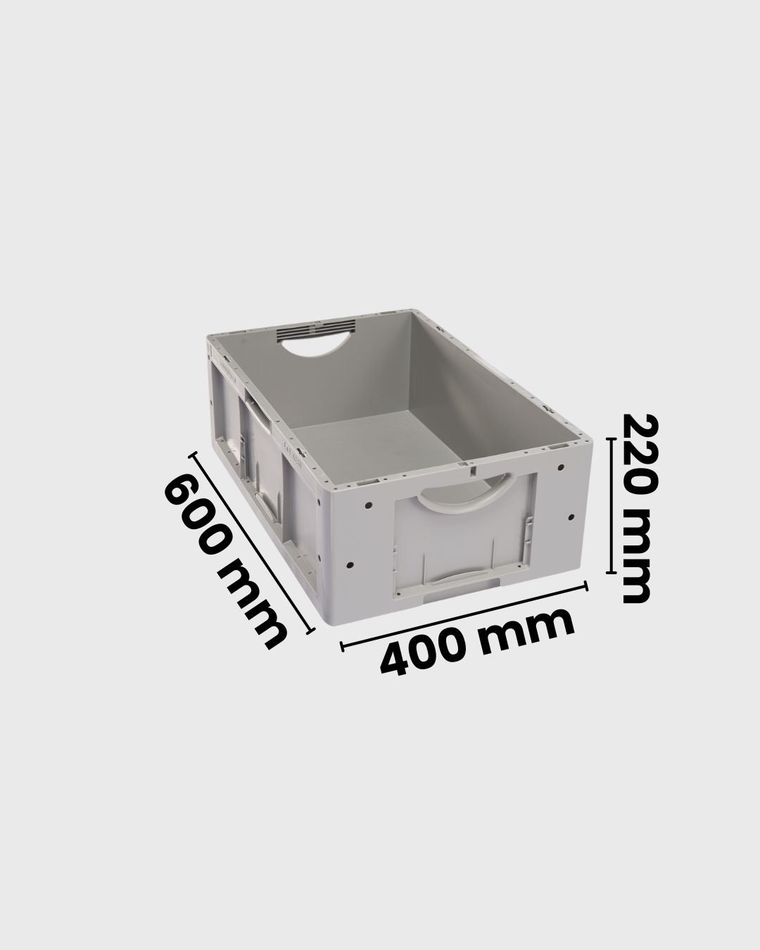 Euro Box Serie LTB 6220 grau mit maßen