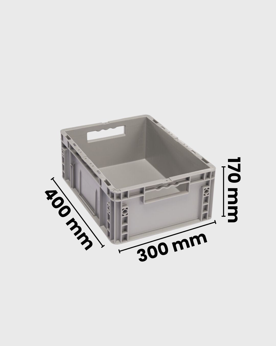 Euro Box Serie MF 4170 grau mit maßen