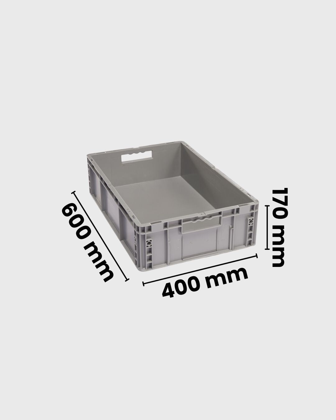 Euro Box Serie MF 6170 grau mit maßen