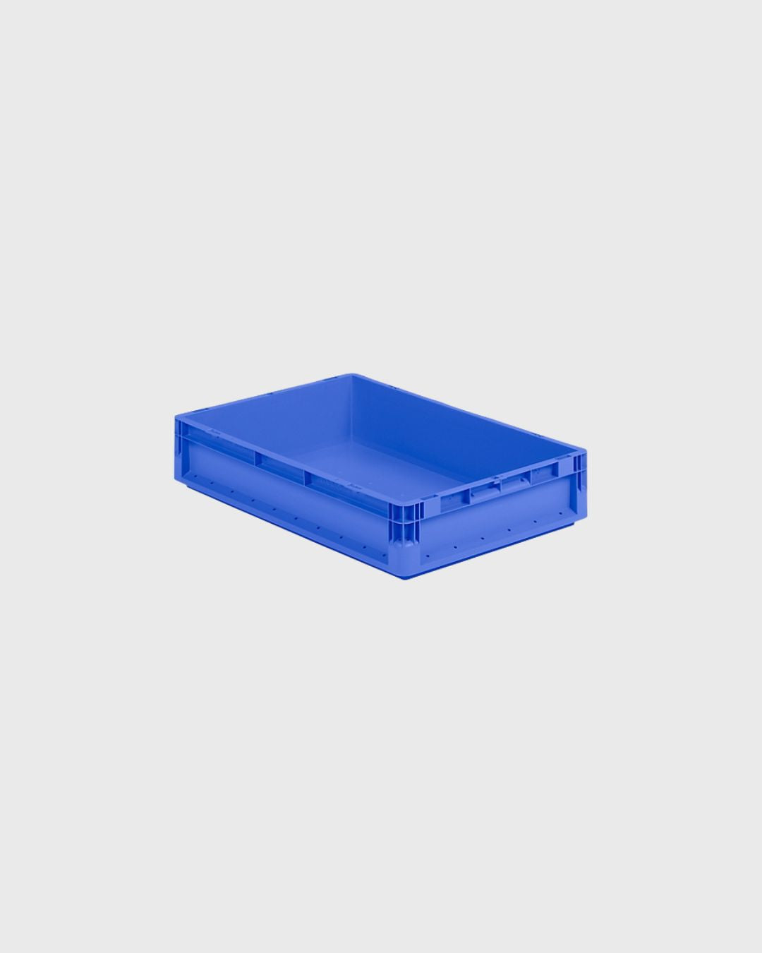 Euro Box Leichtbehälter ELB 4120 weißer Hintergrund Farbe: blau