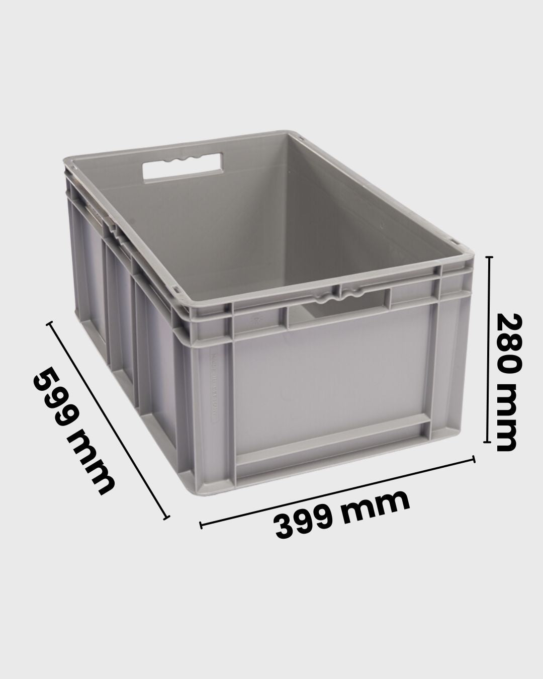 Euro Box Serie EF 6280 grau mit maßen