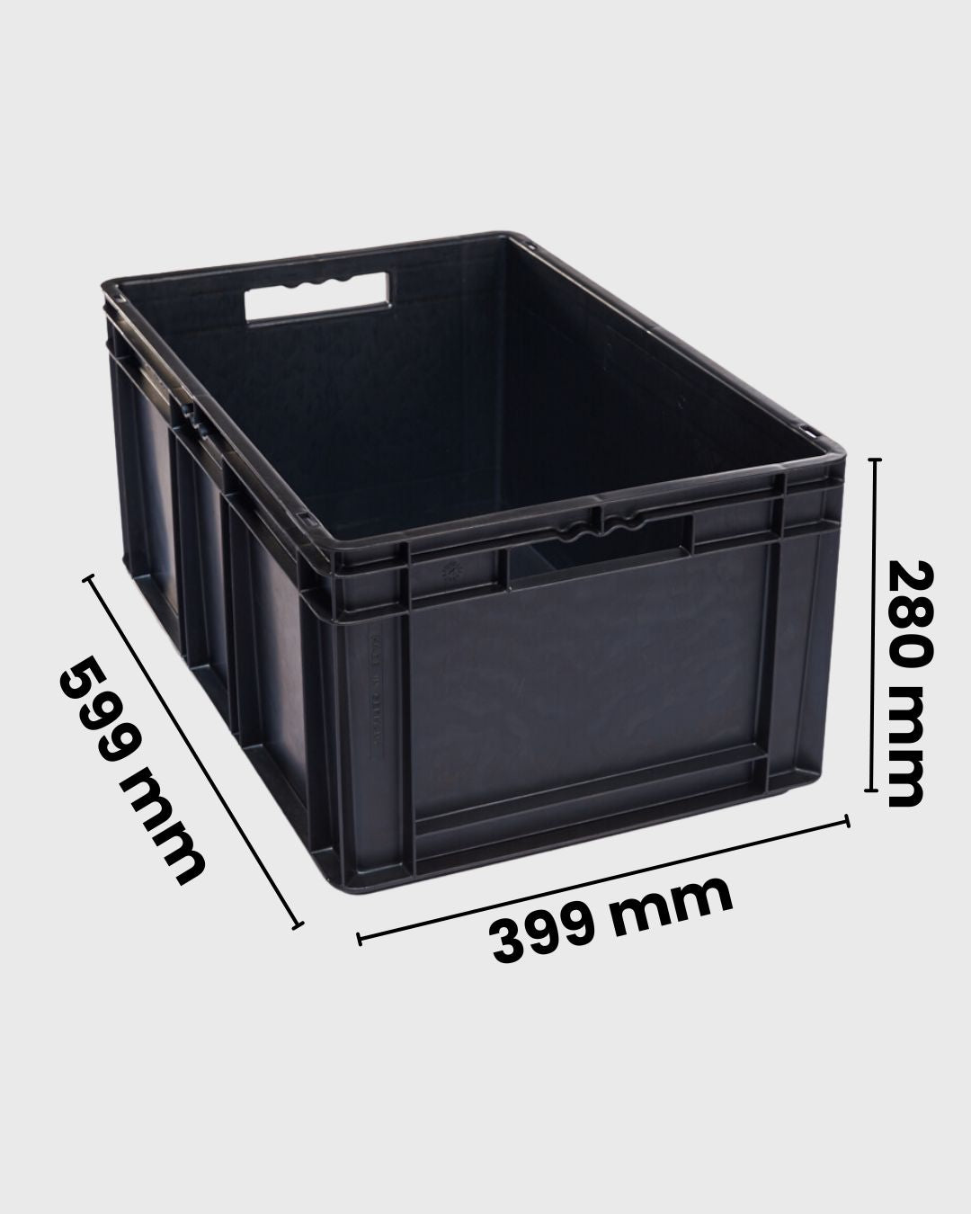 Euro Box Serie EF 6280 schwarz mit maßen