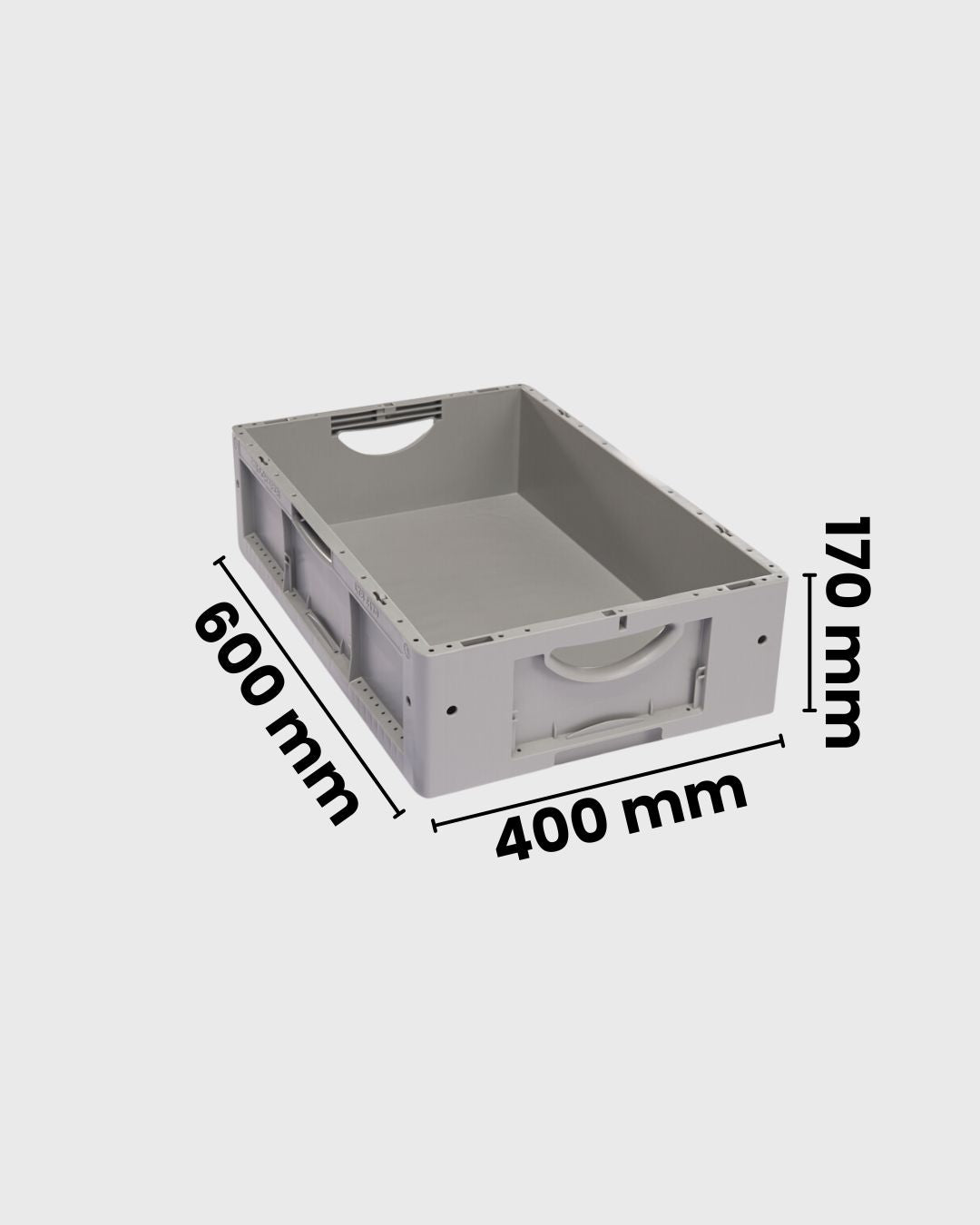 Euro Box Serie LTB 6170 grau mit maßen